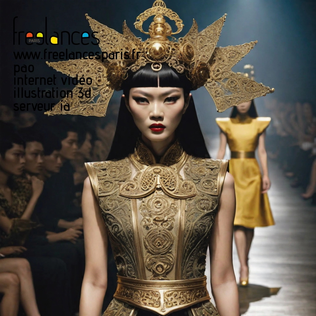 Pao mise en page internet vidéo illustration 3d serveur IA générative AI freelance paris studio de création magazines le1thnr0